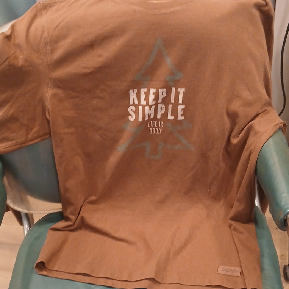 Life Is Good Keep It Simple Long Sleeved T-shirt